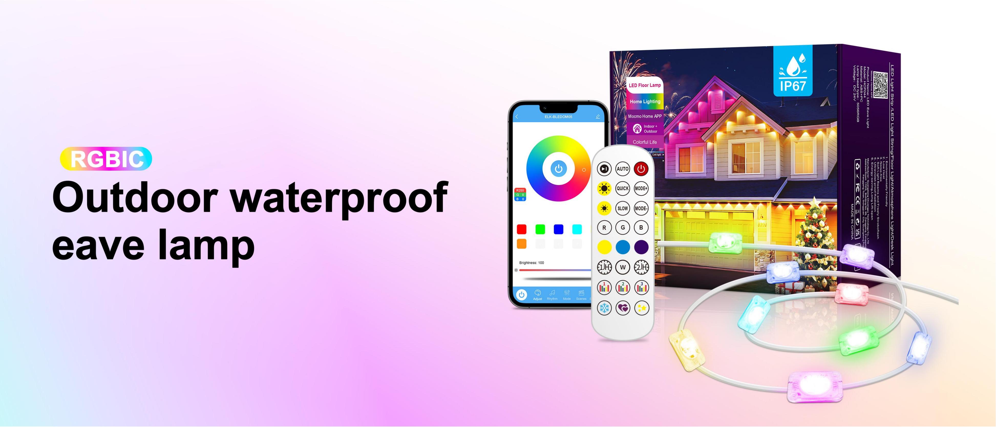 Magic Eaves Light，Lamp string，Eaves lamp，Atmosphere lamp，