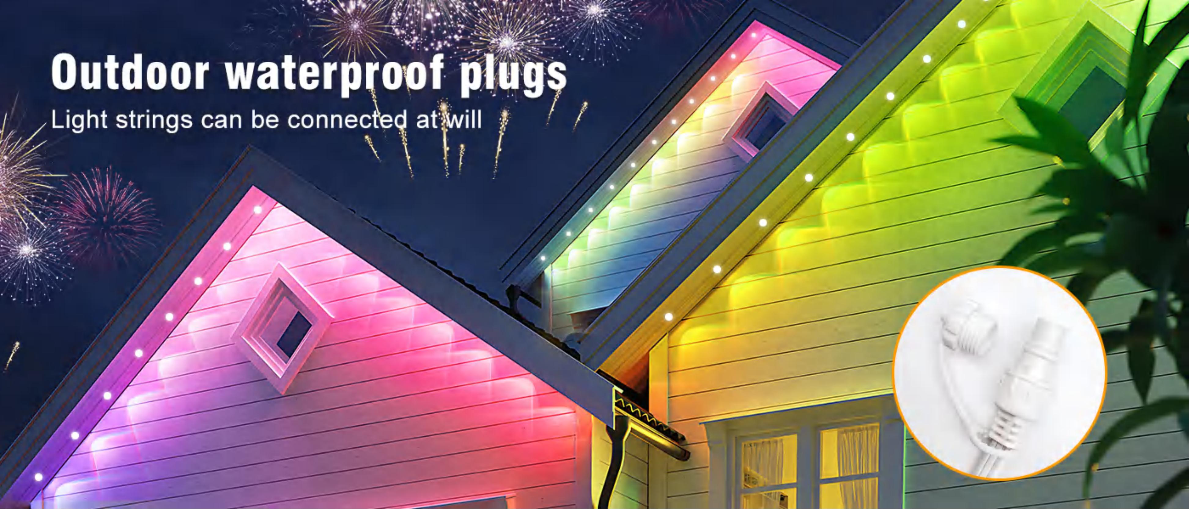 Magic Eaves Light，Lamp string，Eaves lamp，Atmosphere lamp，