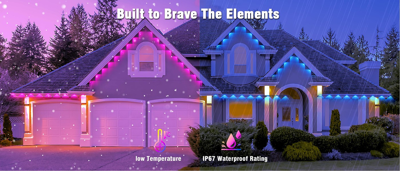 Magic Eaves Light，Lamp string，Eaves lamp，Atmosphere lamp，