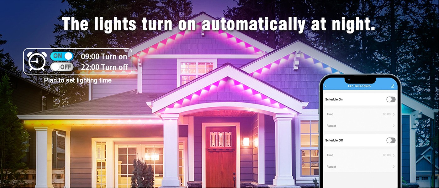 Magic Eaves Light，Lamp string，Eaves lamp，Atmosphere lamp，