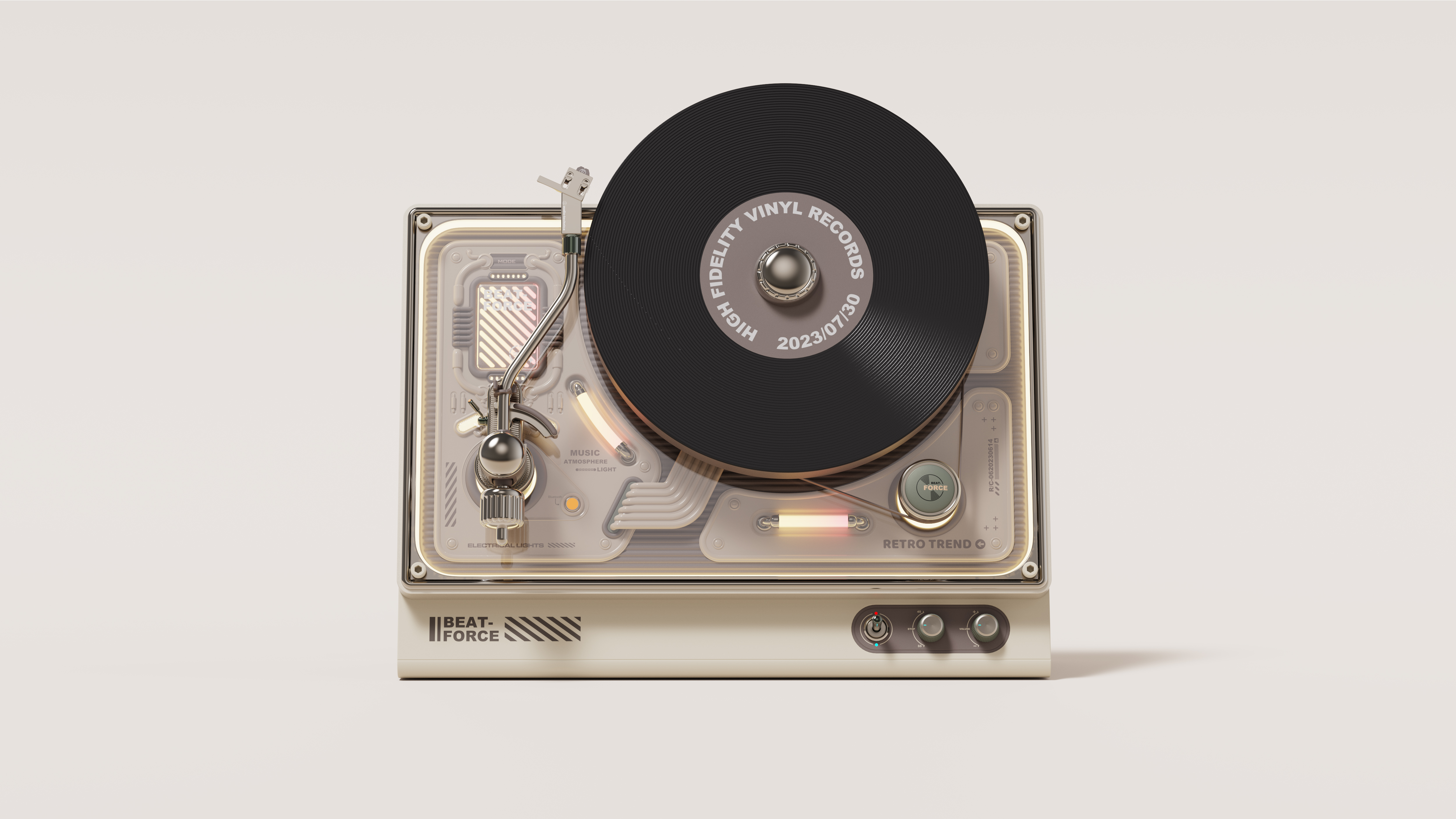 industrial design，product design，Appearance design，Vinyl record player，jukebox，