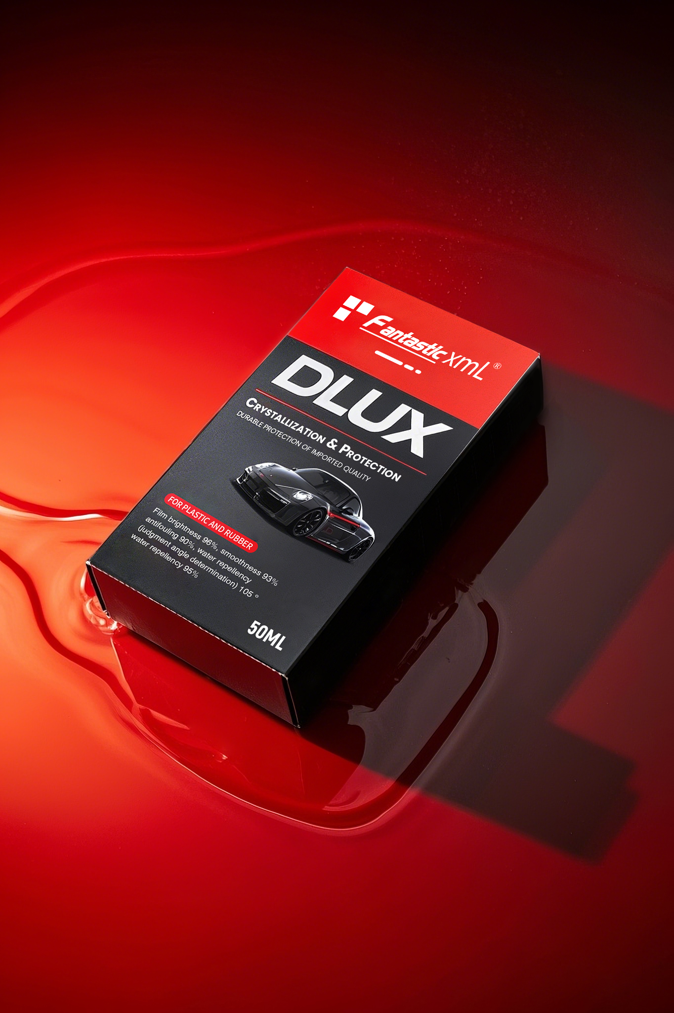 Car coating, plating crystal, AI rendering，