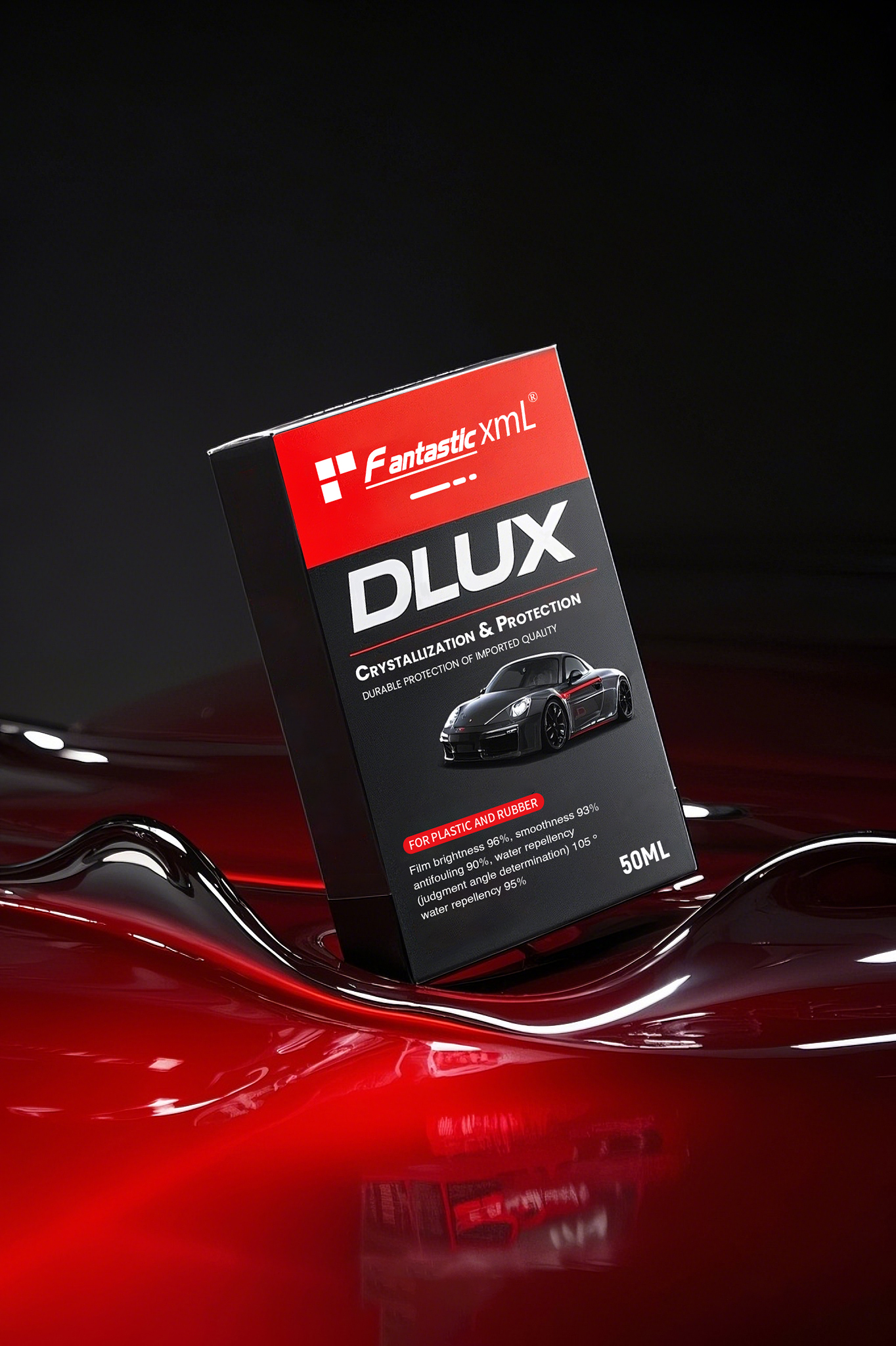 Car coating, plating crystal, AI rendering，