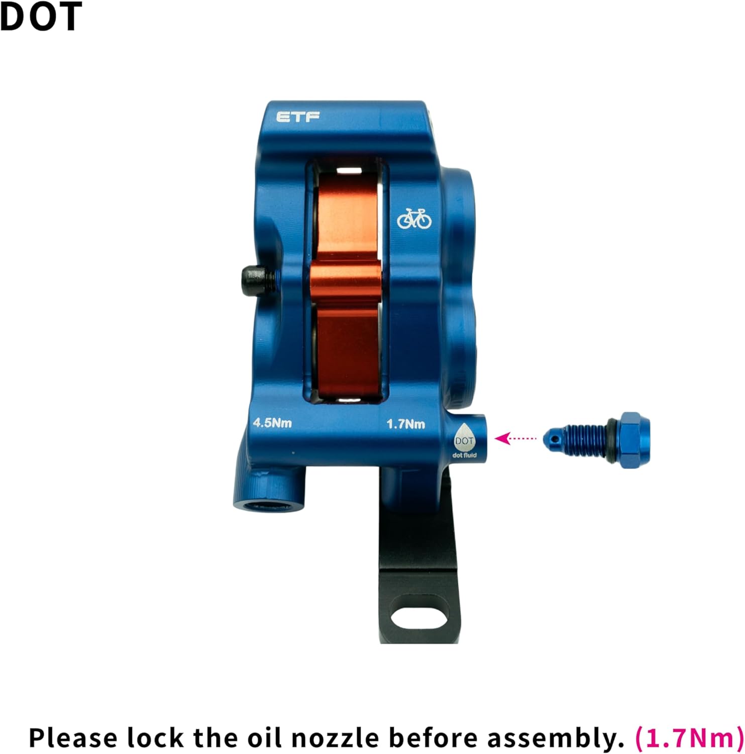 JUIN ETF，Bicycle accessories，Hydraulic disc brake for road bike，attachments of a bicycle，