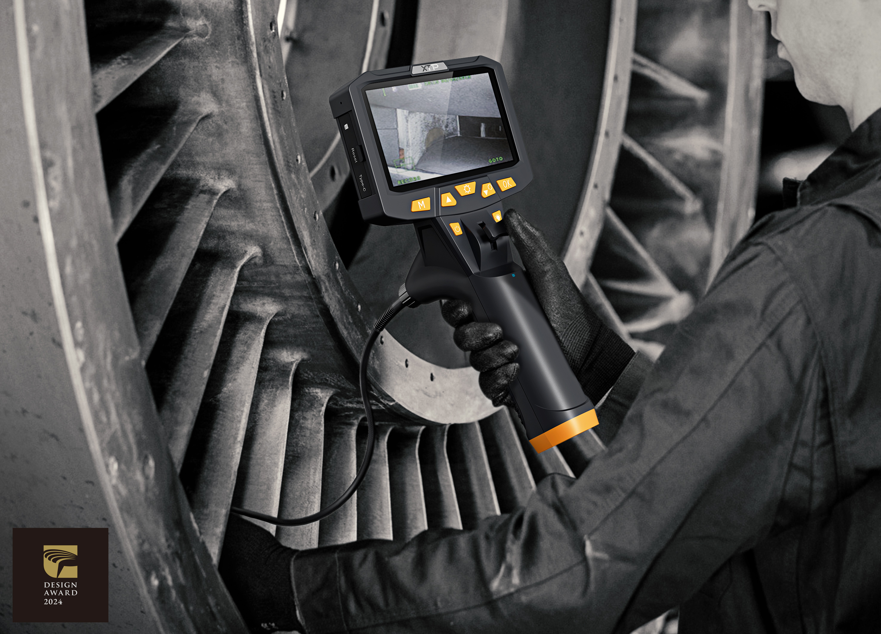 Industrial endoscope，Endoscope，Design of industrial endoscope，Lever principle，