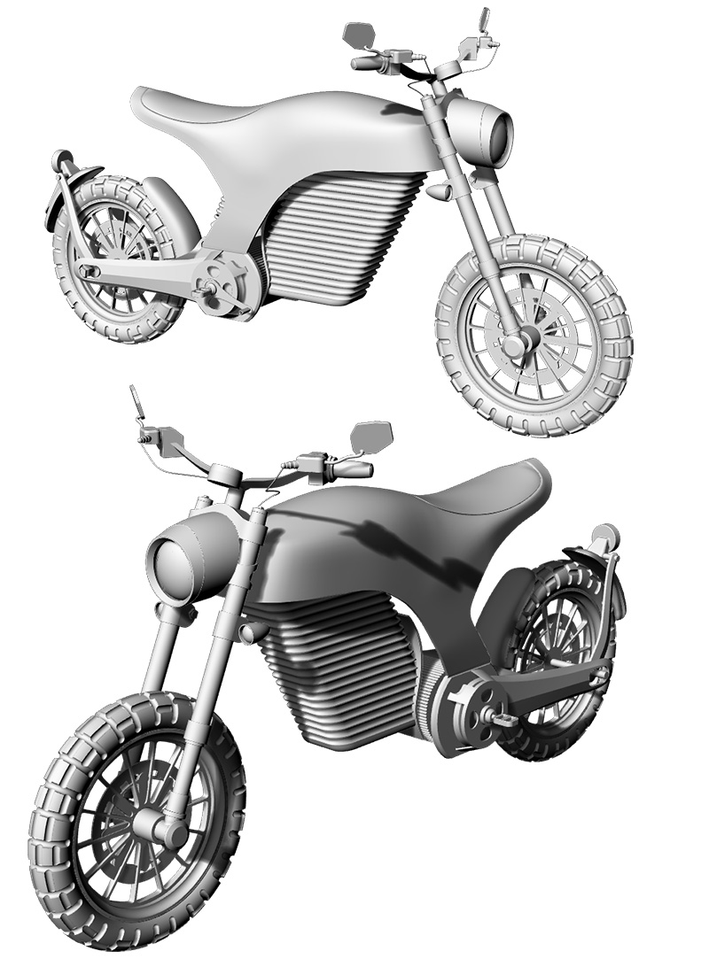 industrial design，product design，rhino，modeling，Motorcycle Modeling，Off-road vehicle，keyshot，