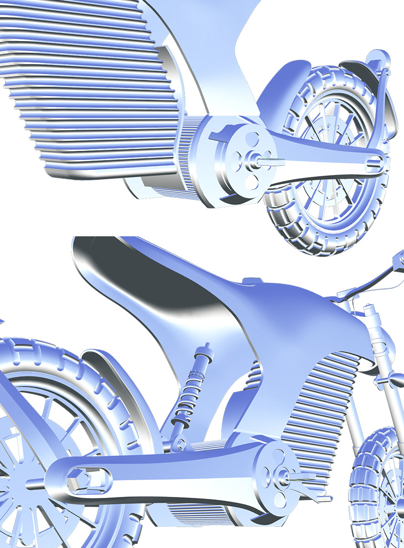 industrial design，product design，rhino，modeling，Motorcycle Modeling，Off-road vehicle，keyshot，