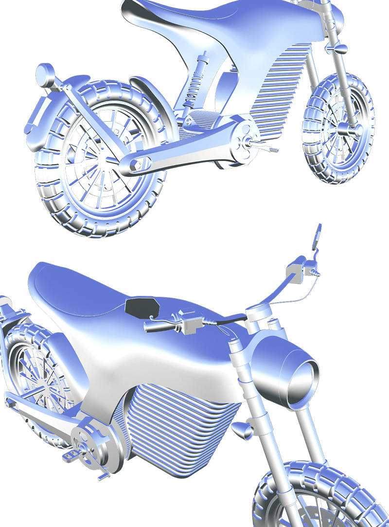 industrial design，product design，rhino，modeling，Motorcycle Modeling，Off-road vehicle，keyshot，
