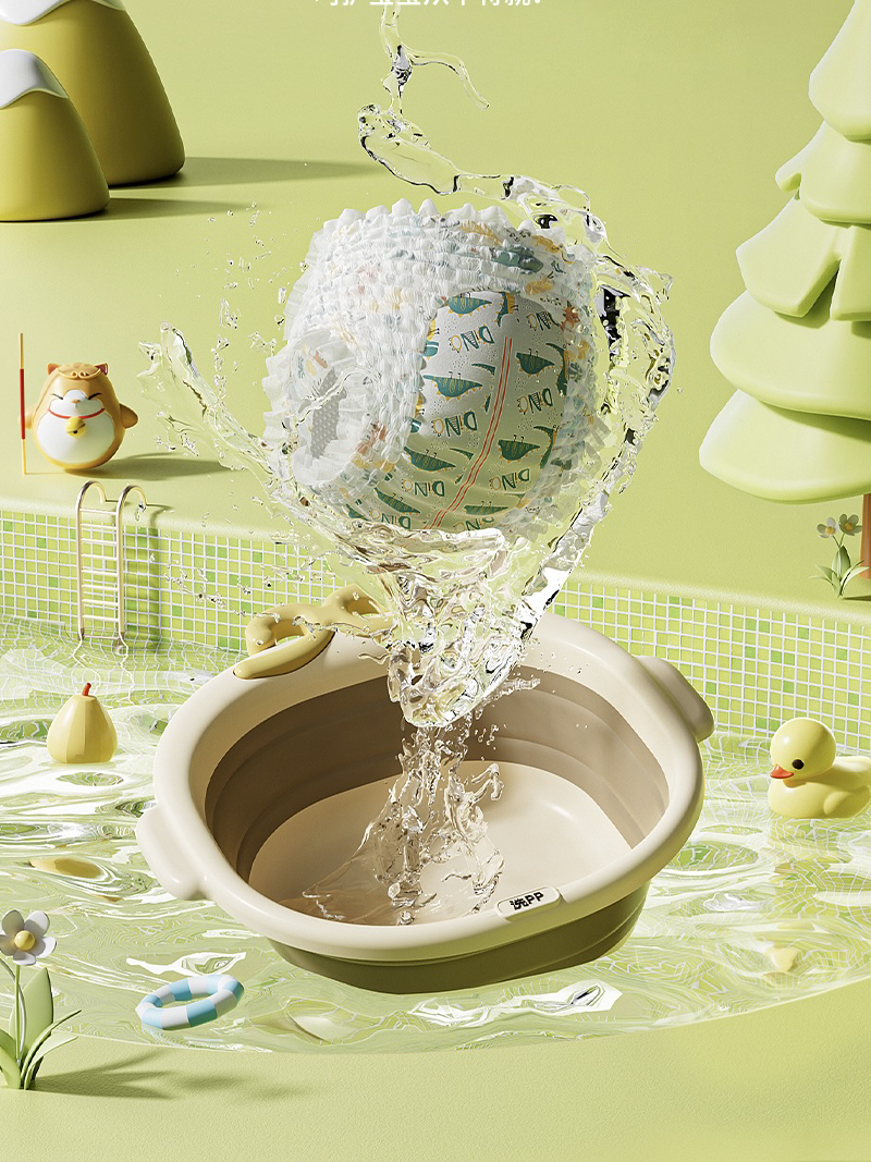 Wash basin，Children's products，Bathtub，wash ass basin，folding basin，baby cute washbasin，