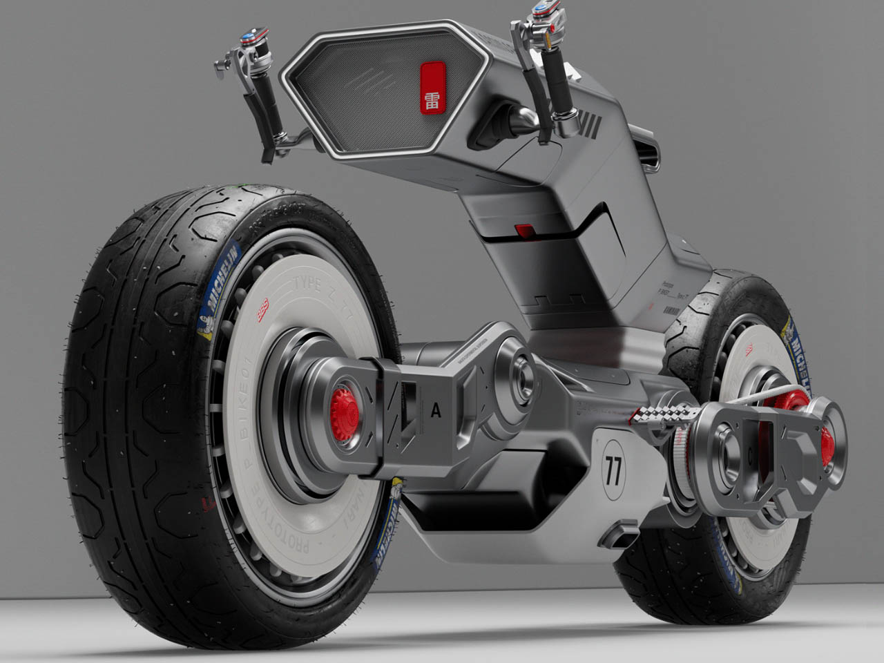 akira，motorcycle，Cyberpunk，Futurism，