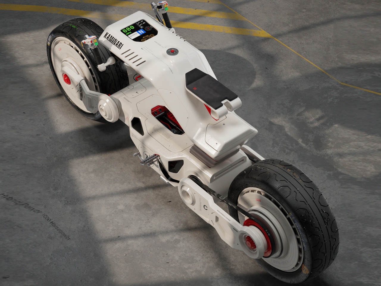 akira，motorcycle，Cyberpunk，Futurism，