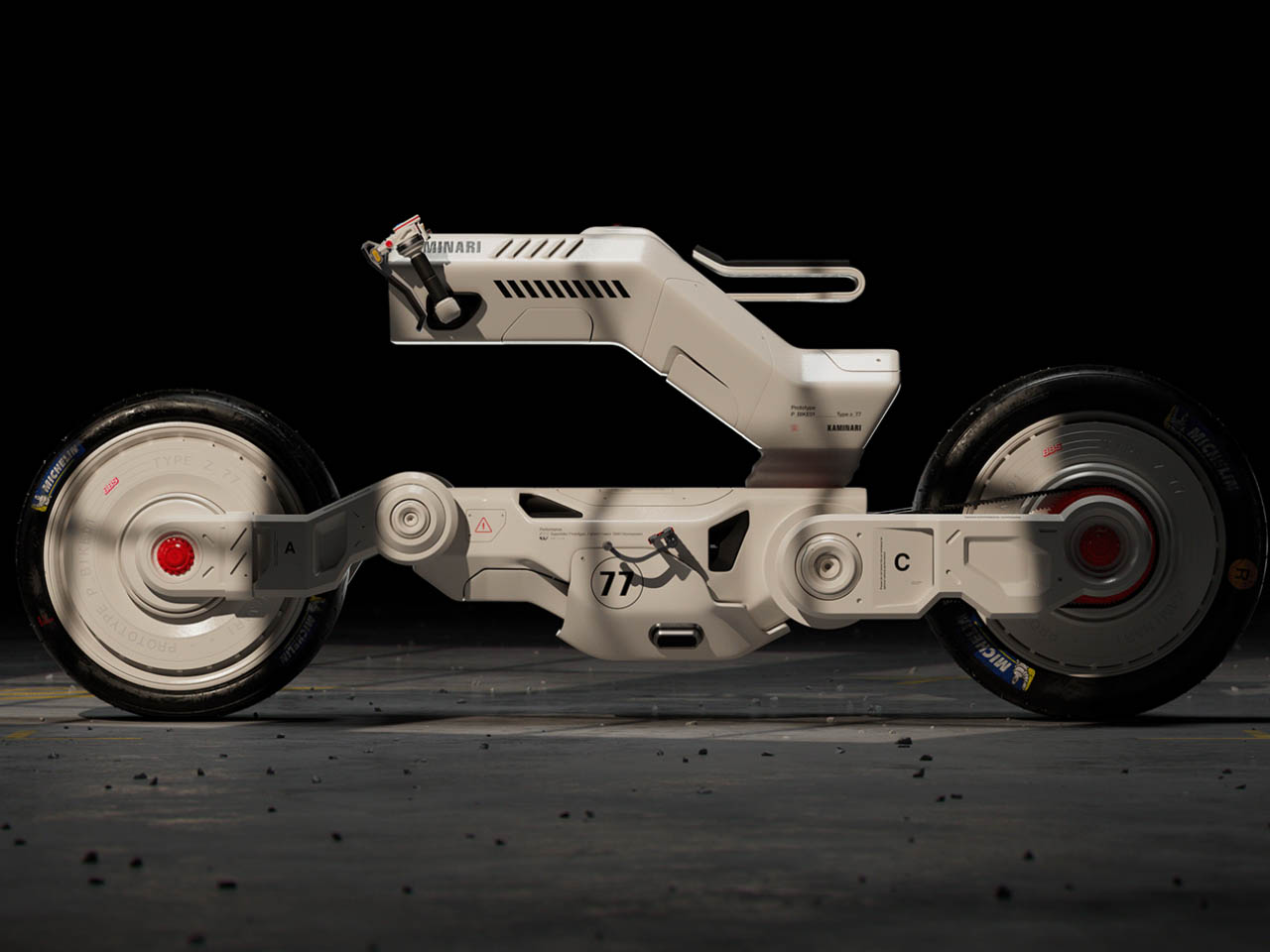 akira，motorcycle，Cyberpunk，Futurism，