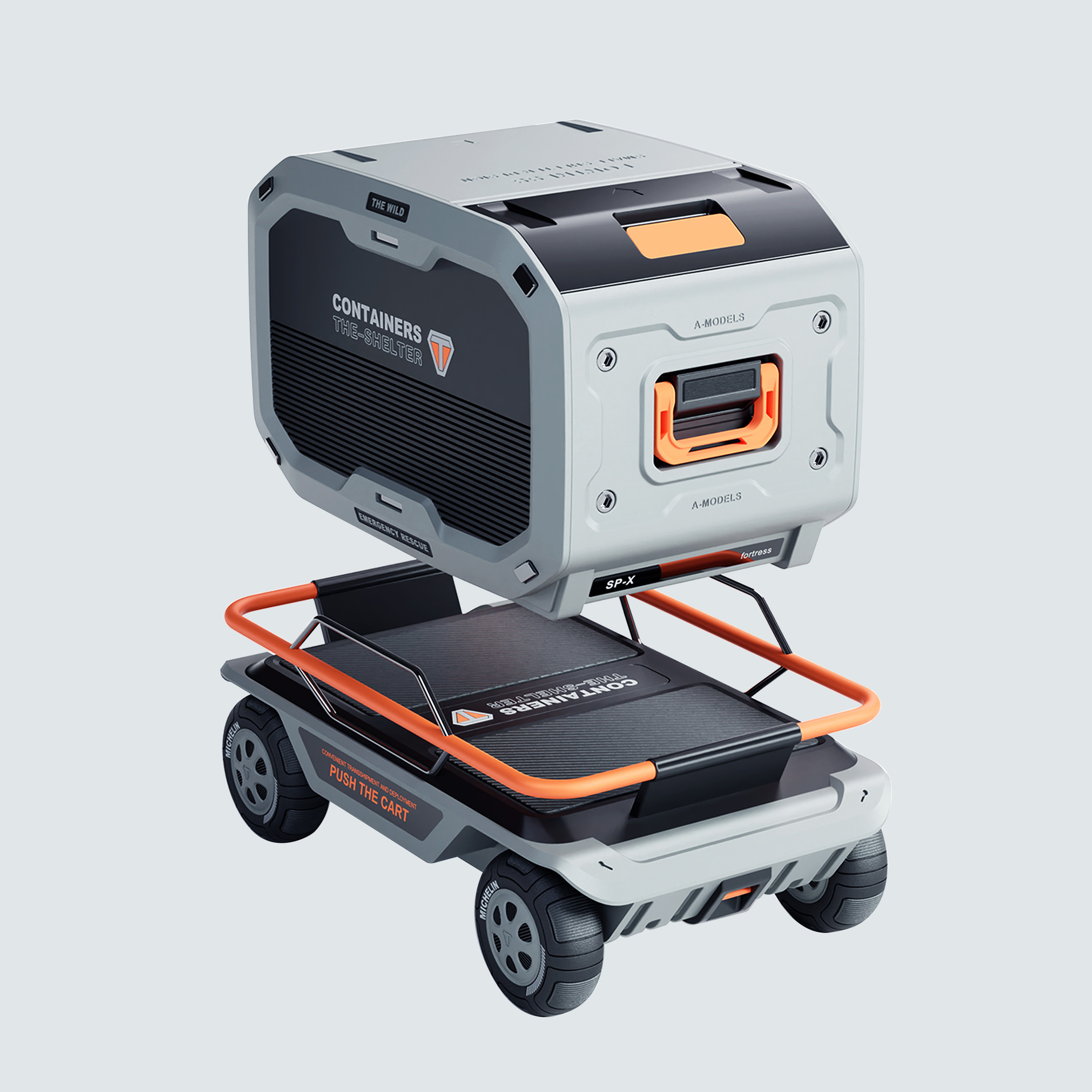 Military equipment，Outdoor power supply，Trolley，High-end technology，scientific research equipment，Outdoor survival，