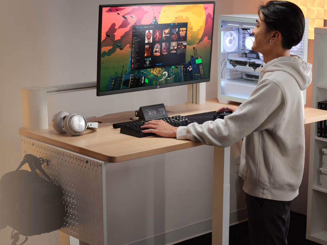 CORSAIR Platform:4，desk，furniture，Table，