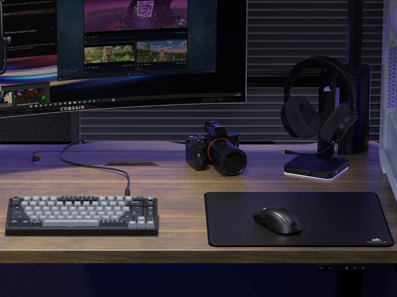 CORSAIR Platform:4，desk，furniture，Table，