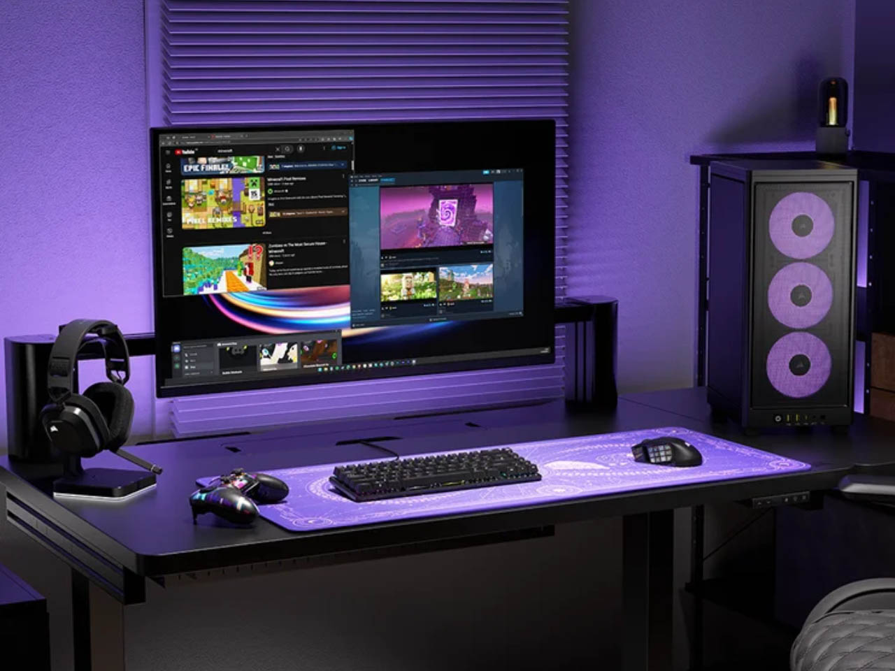 CORSAIR Platform:4，desk，furniture，Table，