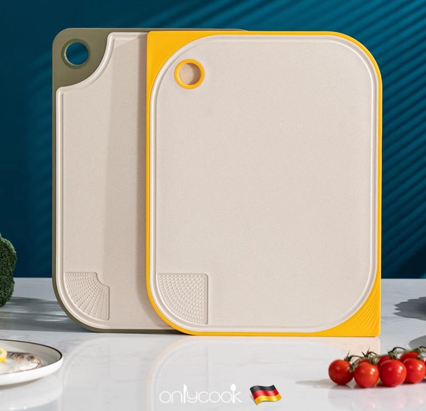 birds and fish.，chopping block，Baby cutting board，multi-function，double-sided cutting board，