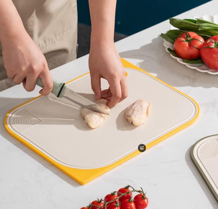 birds and fish.，chopping block，Baby cutting board，multi-function，double-sided cutting board，