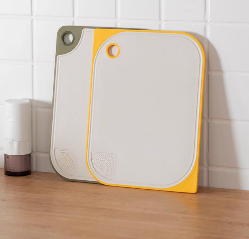 birds and fish.，chopping block，Baby cutting board，multi-function，double-sided cutting board，