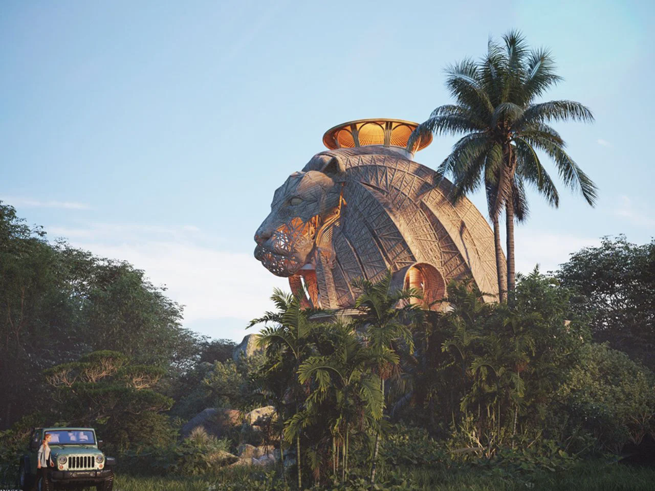 villa，Architecture，environmental design，residence，