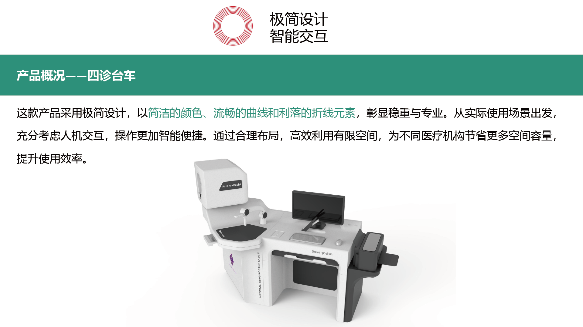 Minimalist design ，Steady and professional，Intelligent interaction，Efficient space，