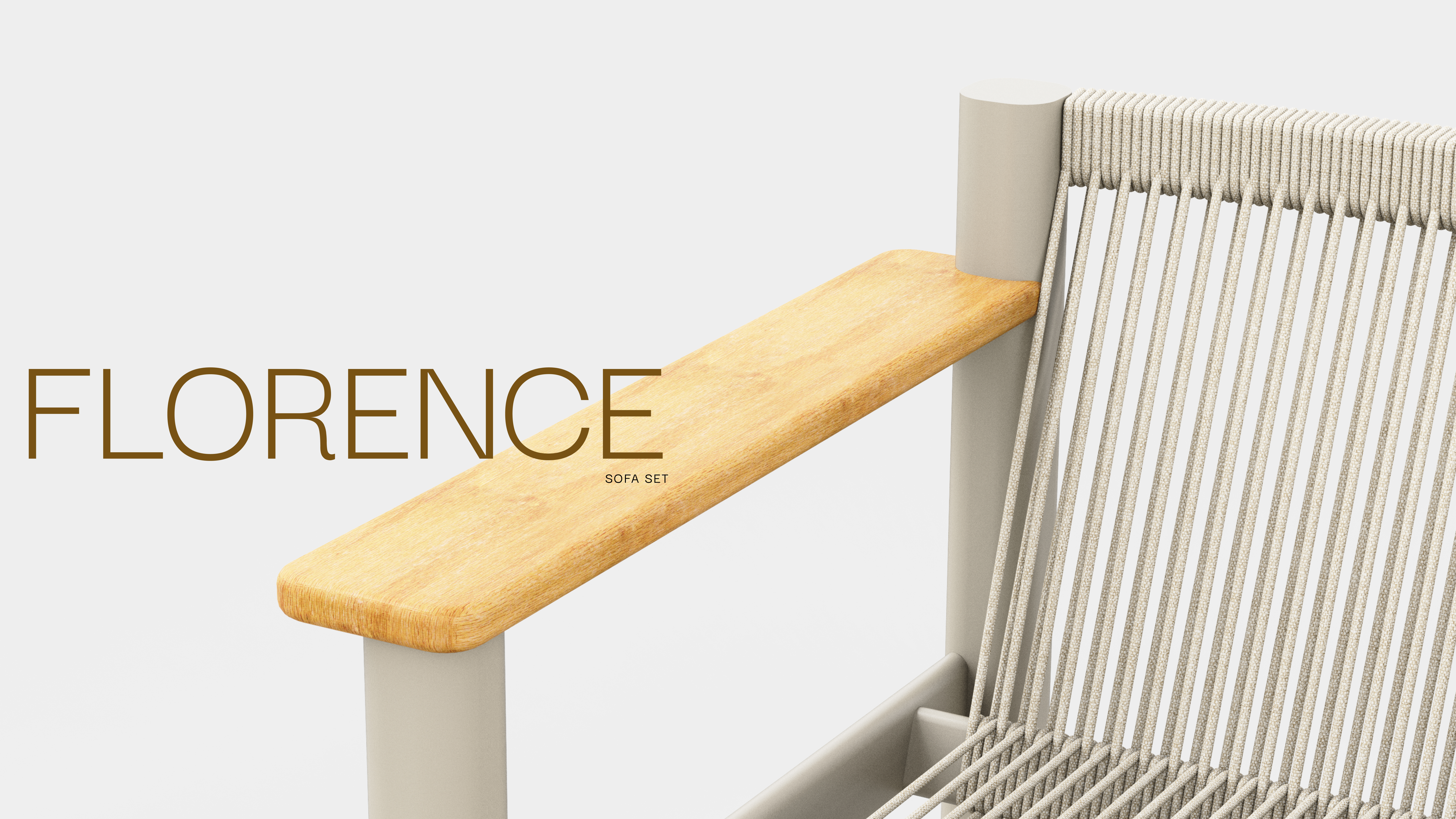 Outdoor sofa，product design，sofa，Outdoor Courtyard，