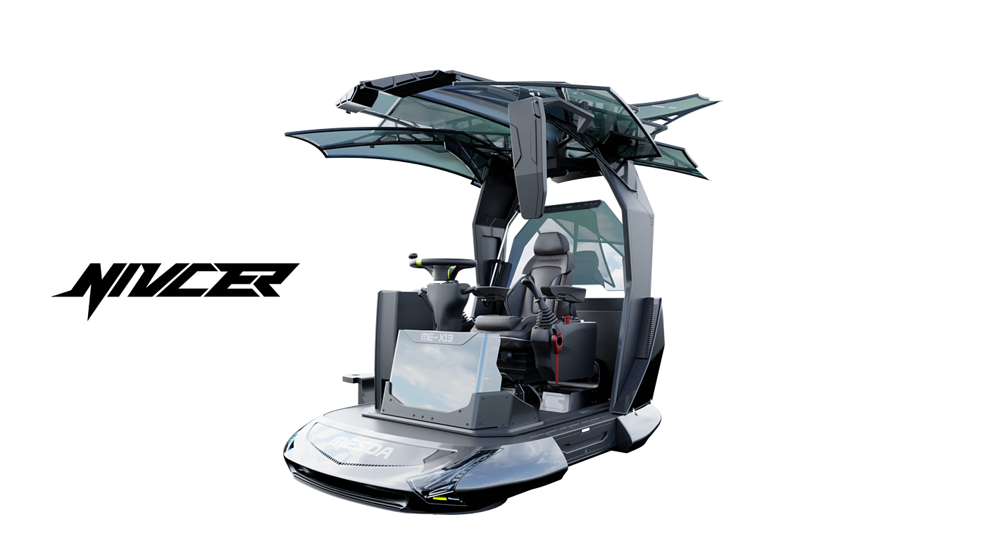 wheel excavator，Dump truck，Cyberpunk，construction machinery，Tools and equipment，Appearance design，industrial design，vehicle，