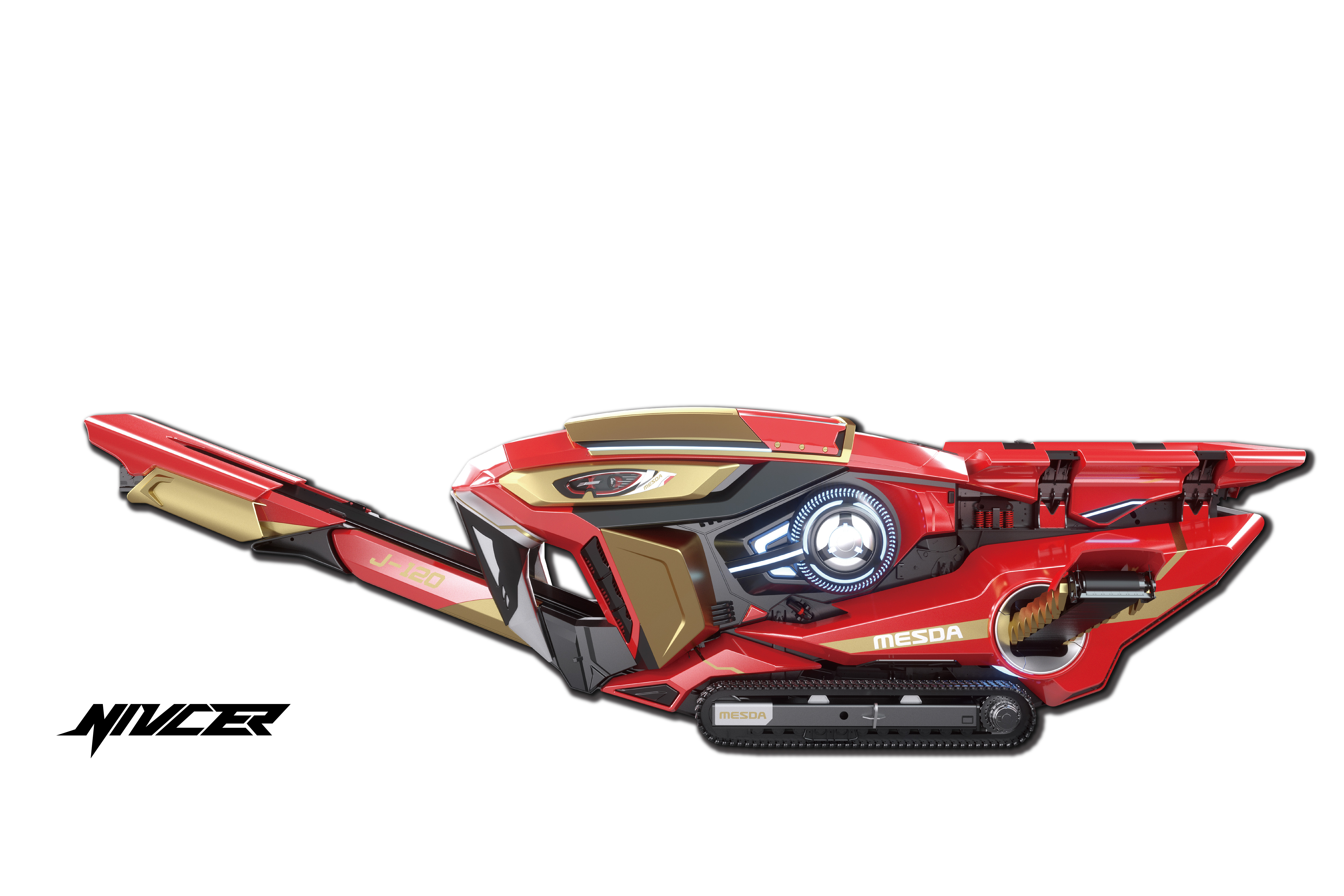 Crusher，construction machinery，Tools and equipment，industrial design，Appearance design，bionics，