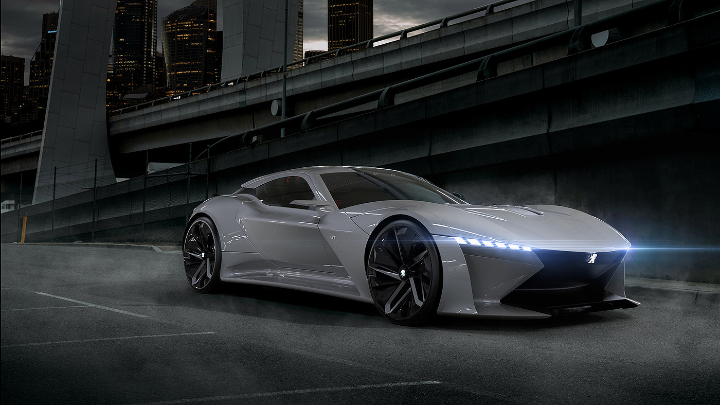 Automobile design，Felidae GT，beautiful，