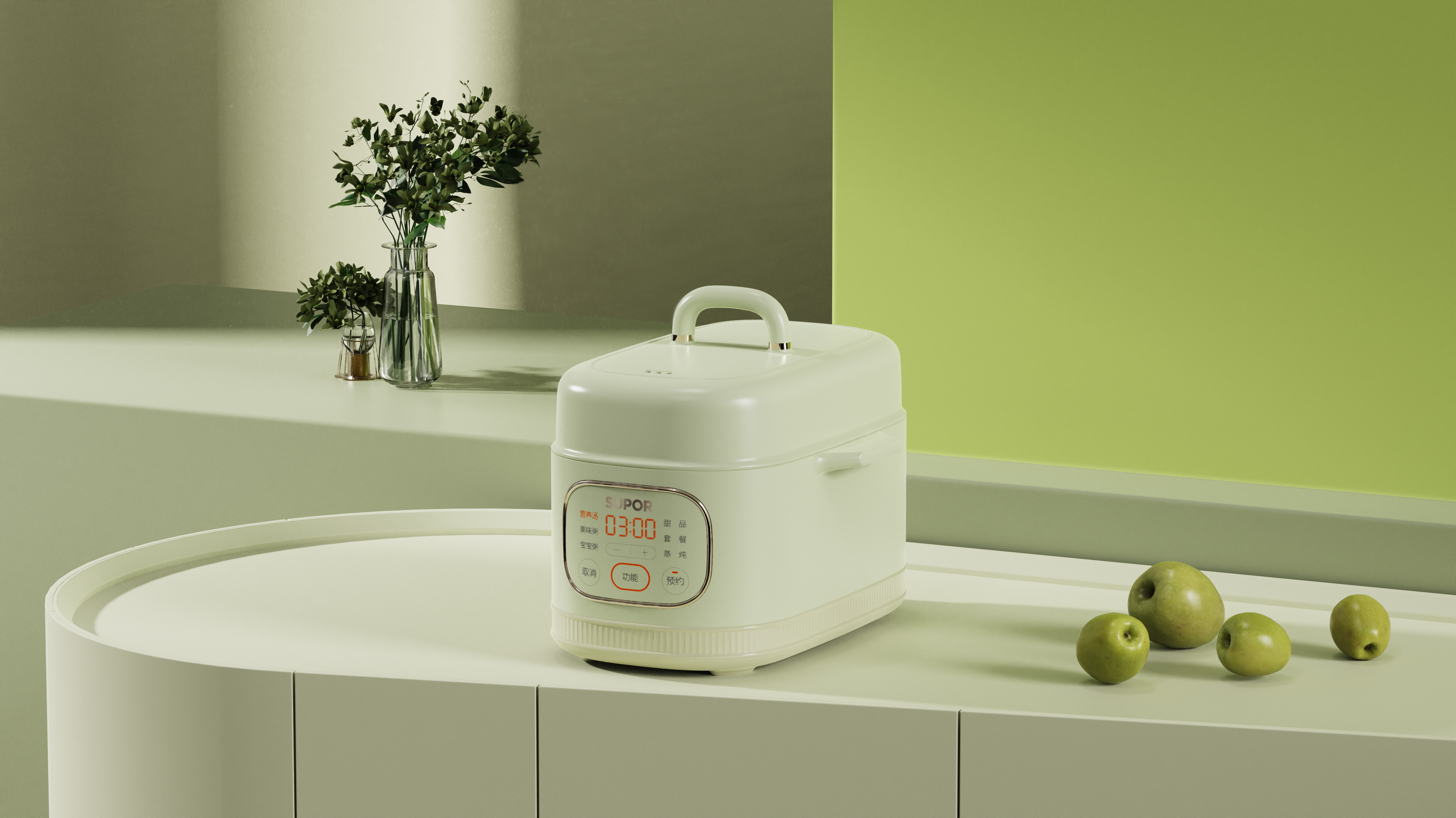 Electric stewing cup，Electric steamer，Double-gallbladder stew cup，