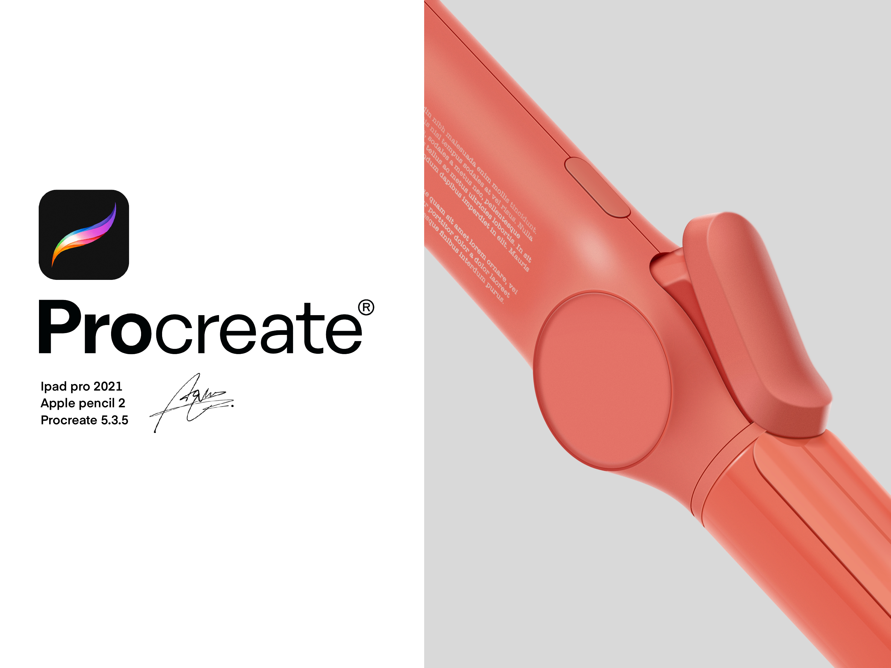 Procreate，industrial design，Ubee ，