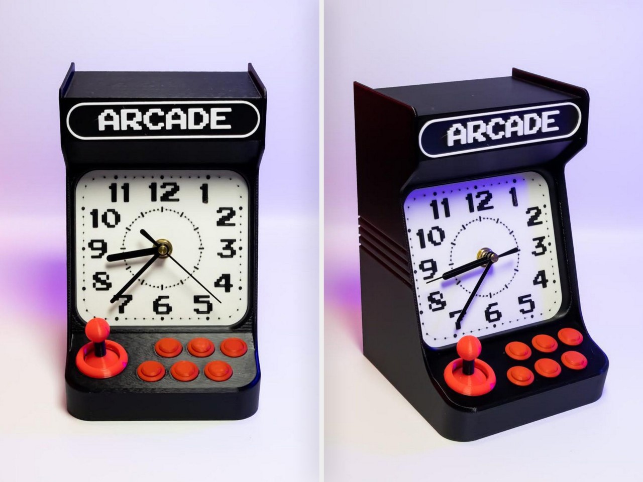 3D printing，Retro style，Clock，Nostalgia game，Etsy，