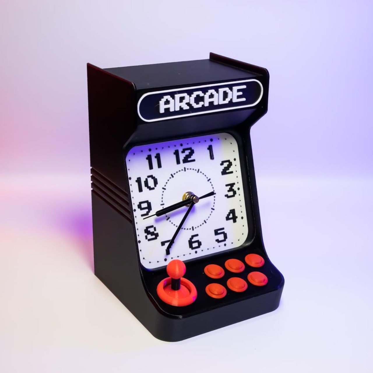 3D printing，Retro style，Clock，Nostalgia game，Etsy，