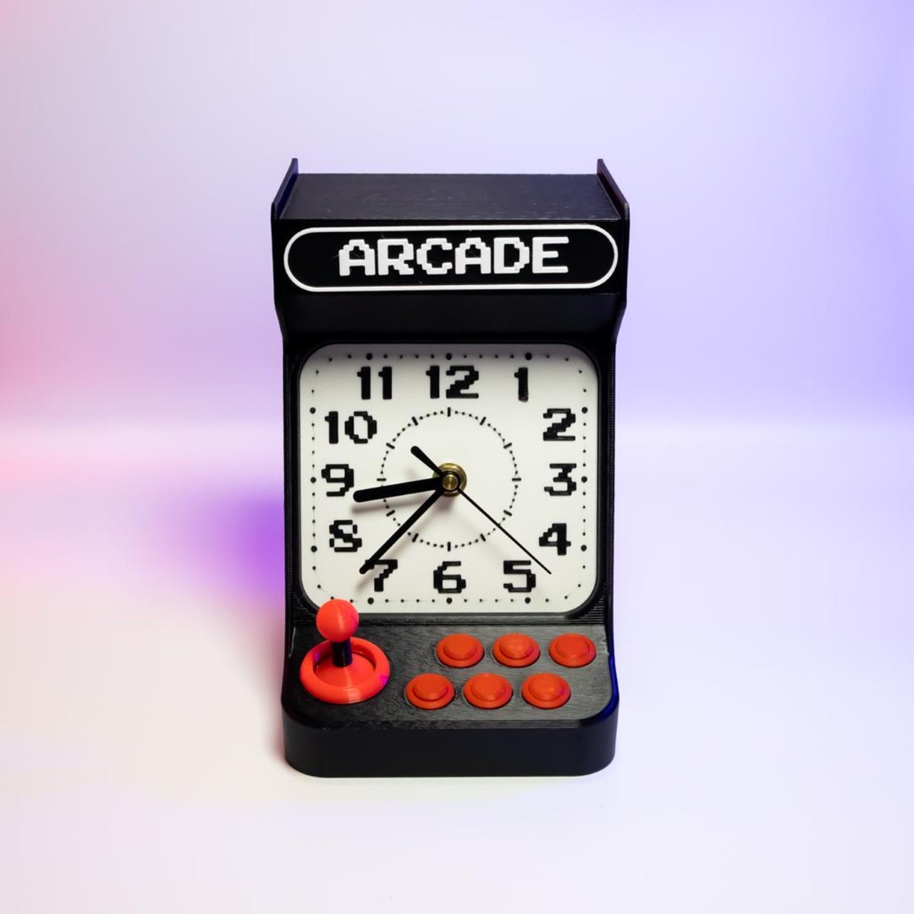 3D printing，Retro style，Clock，Nostalgia game，Etsy，