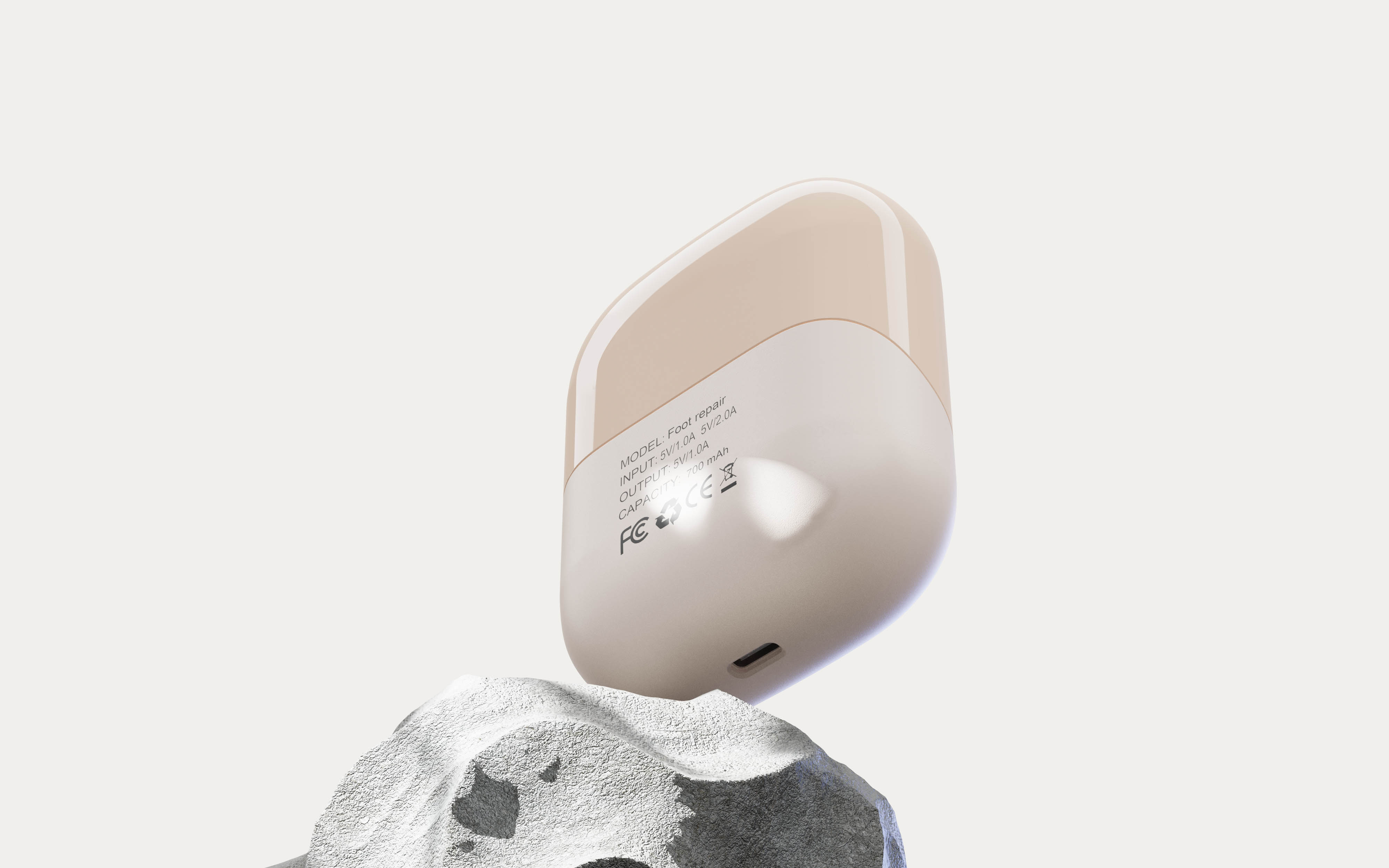 Foot grinder，Beauty makeup，Portable，