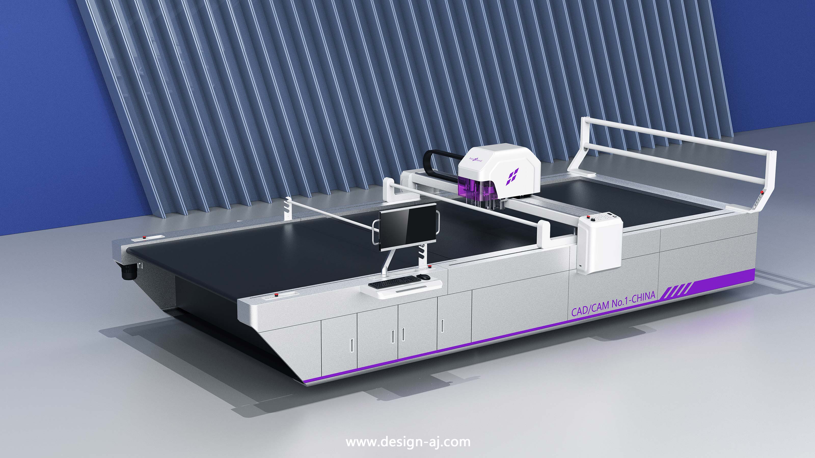 Design of Automatic Cutting Machine，industrial equipment ，Sheet metal equipment design，Machine tool design，industrial design，Aijia industrial design，