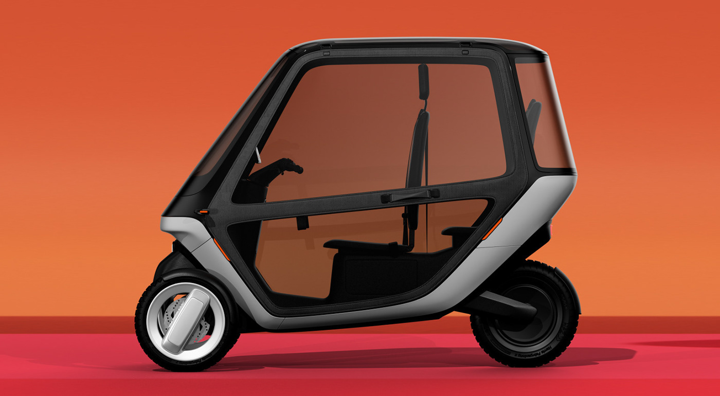 Lemmo POD，Three-wheel electric assist cart，vehicle，originality，