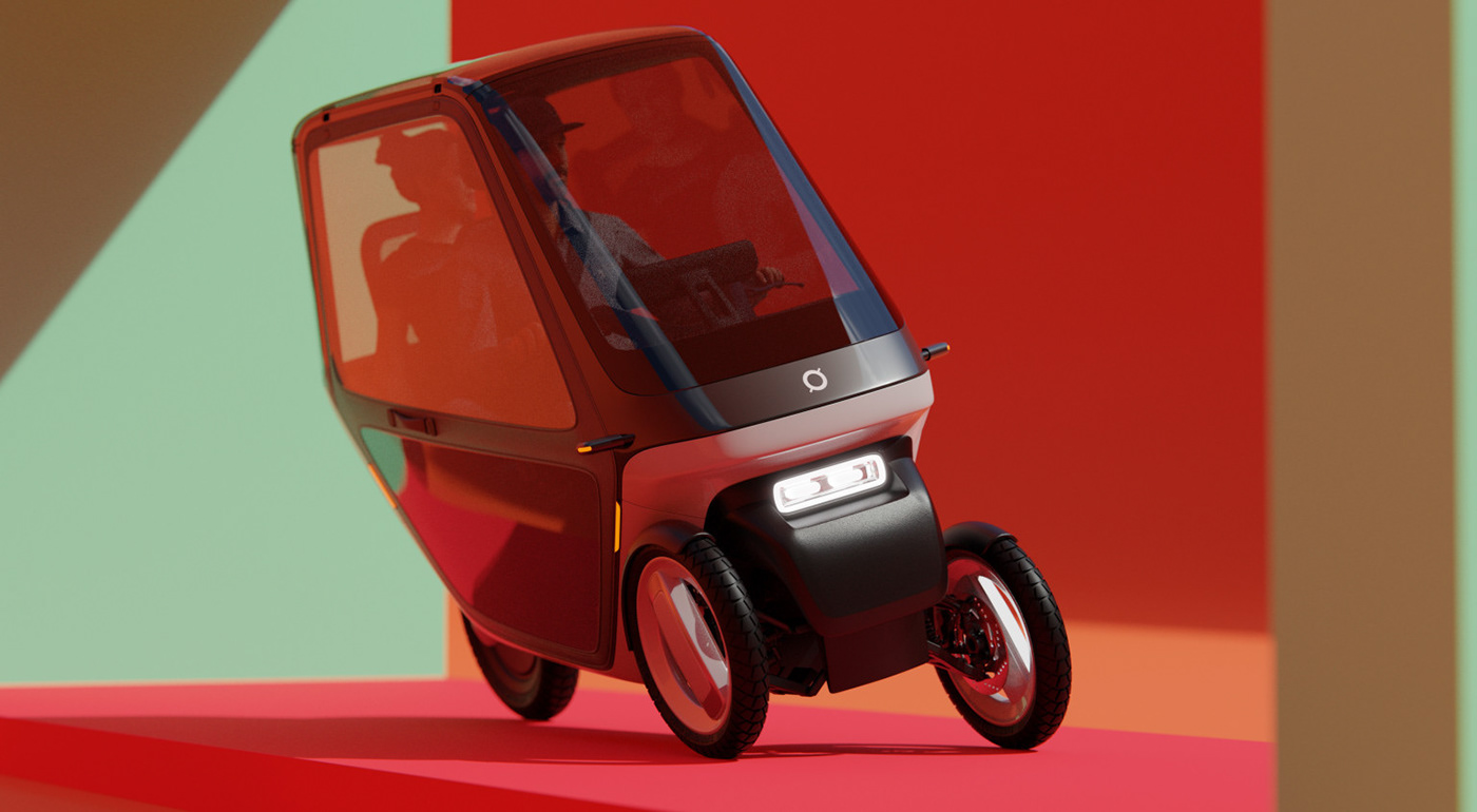 Lemmo POD，Three-wheel electric assist cart，vehicle，originality，