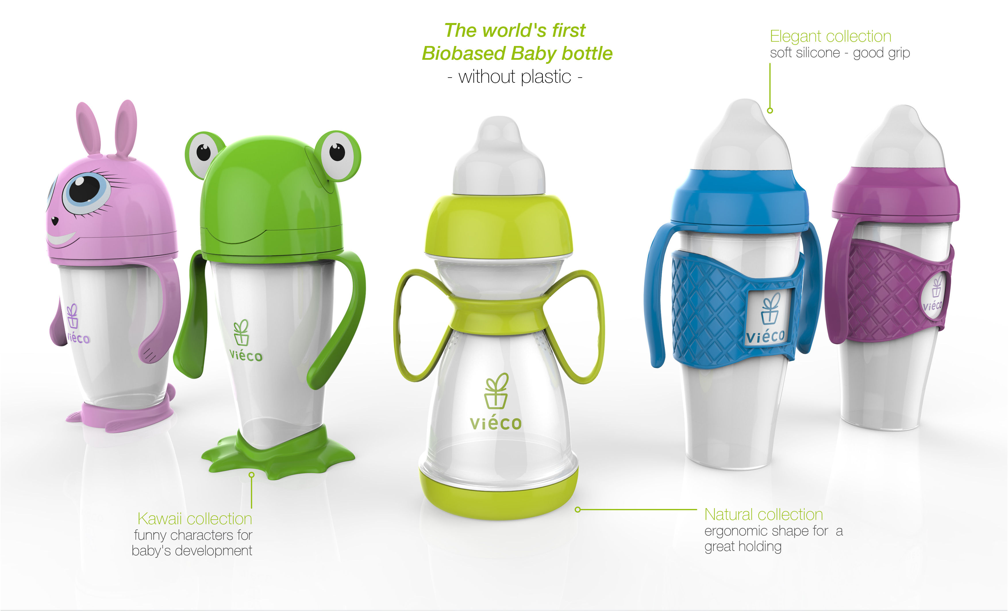 Cartoon，modelling，Child mother and baby，Water bottle，