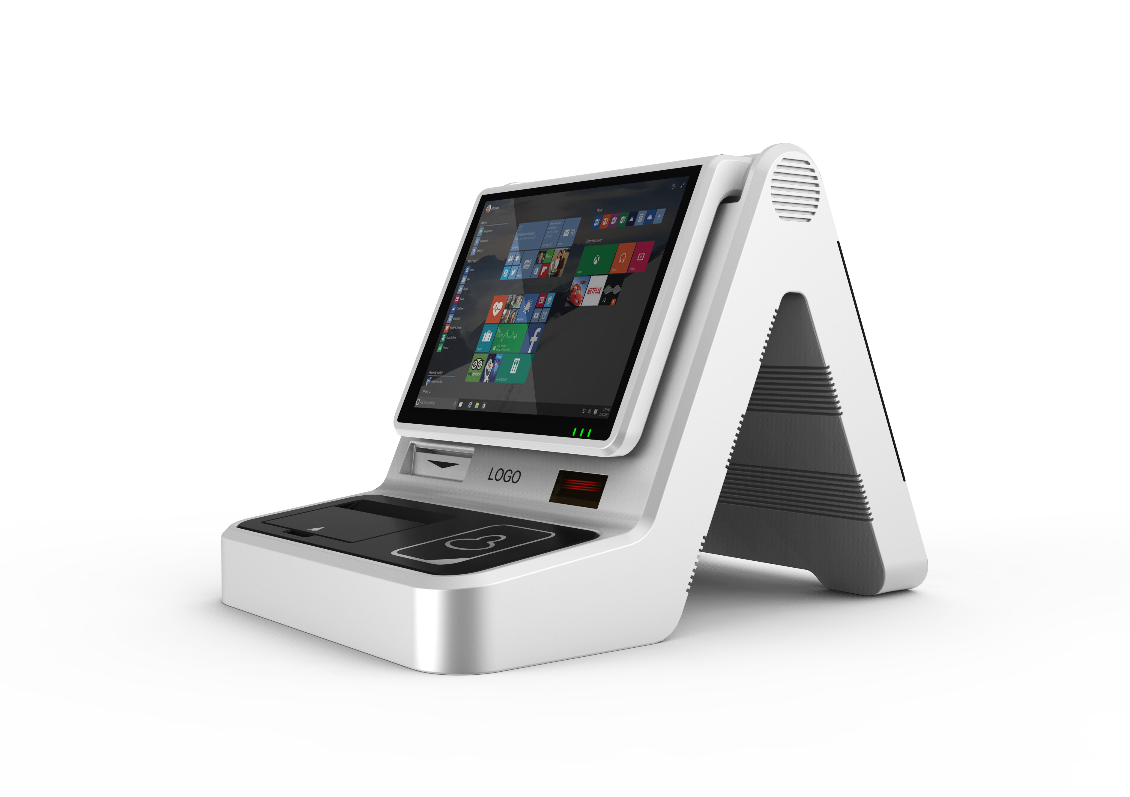 Visiting passenger plane，cash register，Terminal，