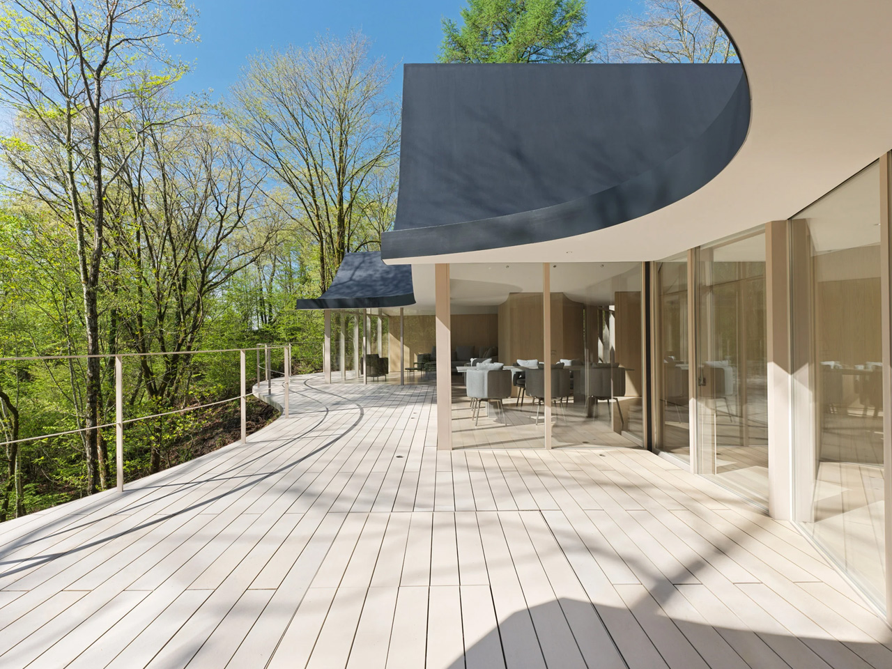 Family house，Natural landscape，Japanese architecture，No Entry，Wooden house，