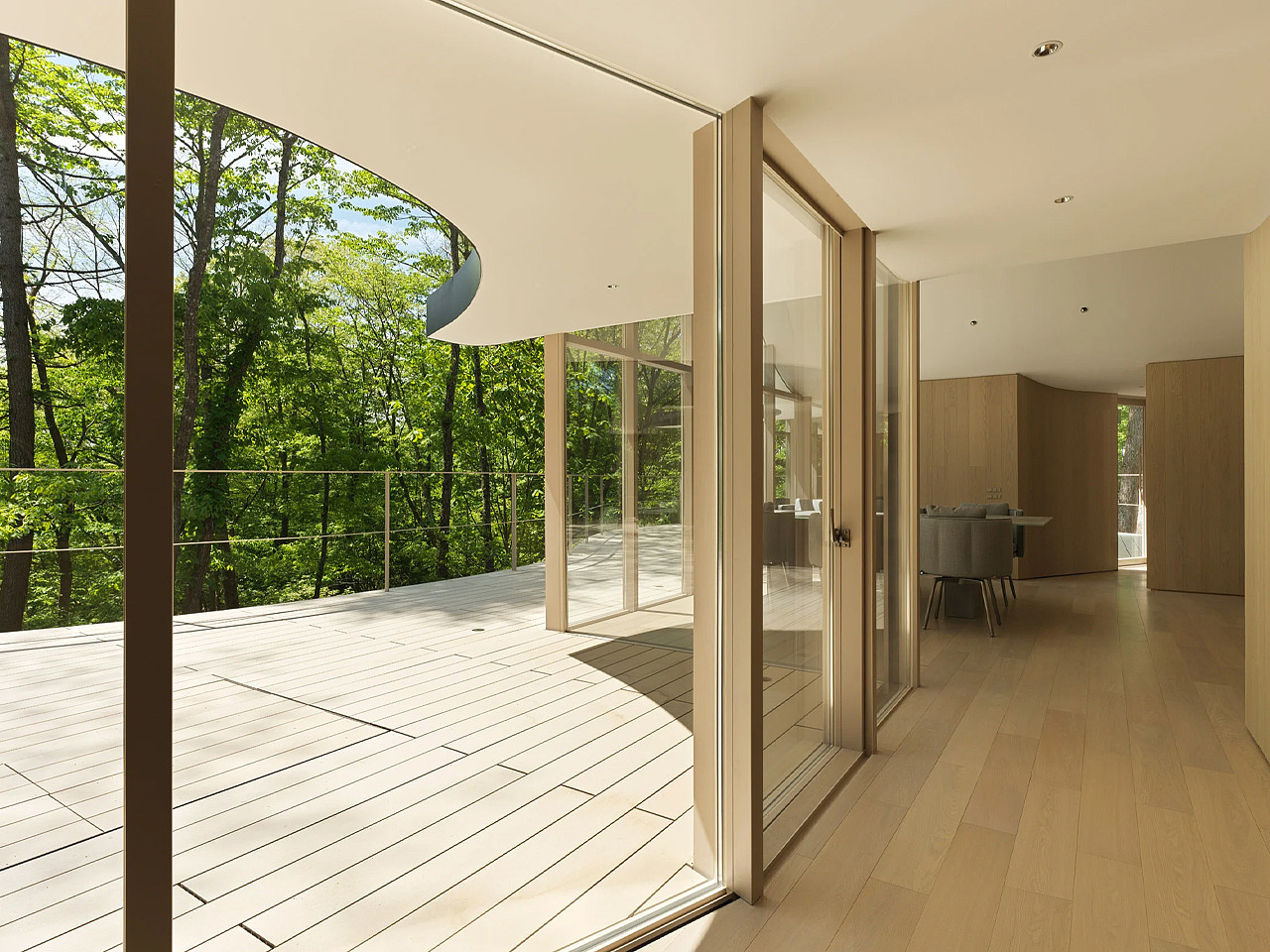 Family house，Natural landscape，Japanese architecture，No Entry，Wooden house，