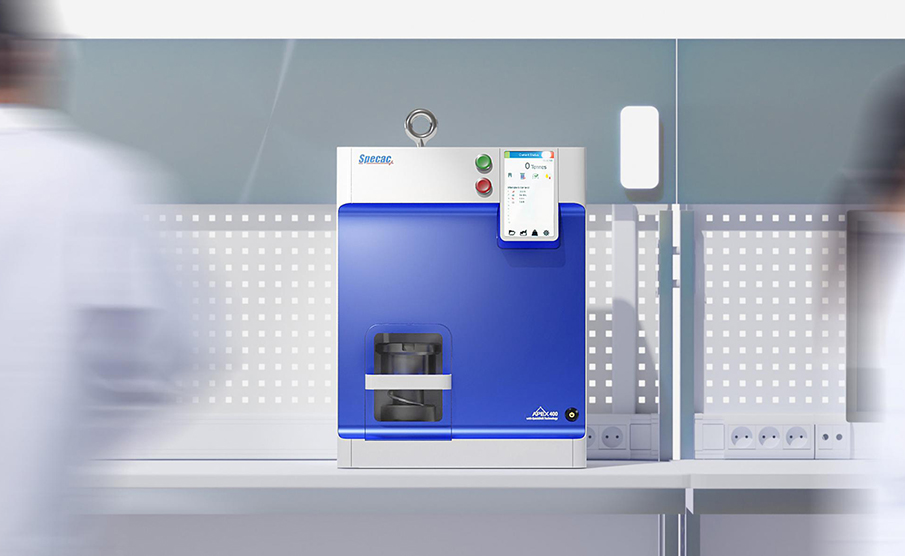 industrial equipment ，Sample preparation for elemental analysis，hydraulic press，Bench hydraulic press，industrial design，product design，