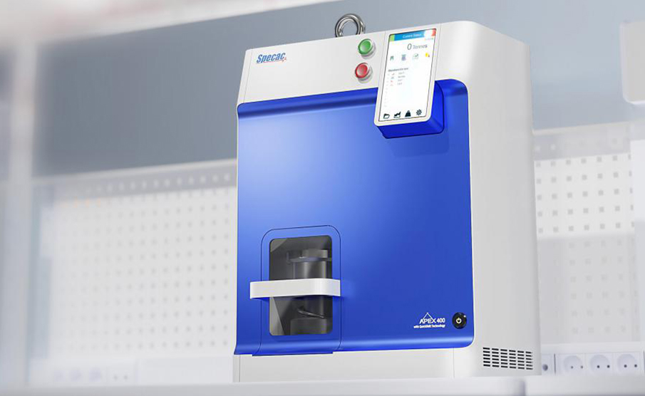 industrial equipment ，Sample preparation for elemental analysis，hydraulic press，Bench hydraulic press，industrial design，product design，