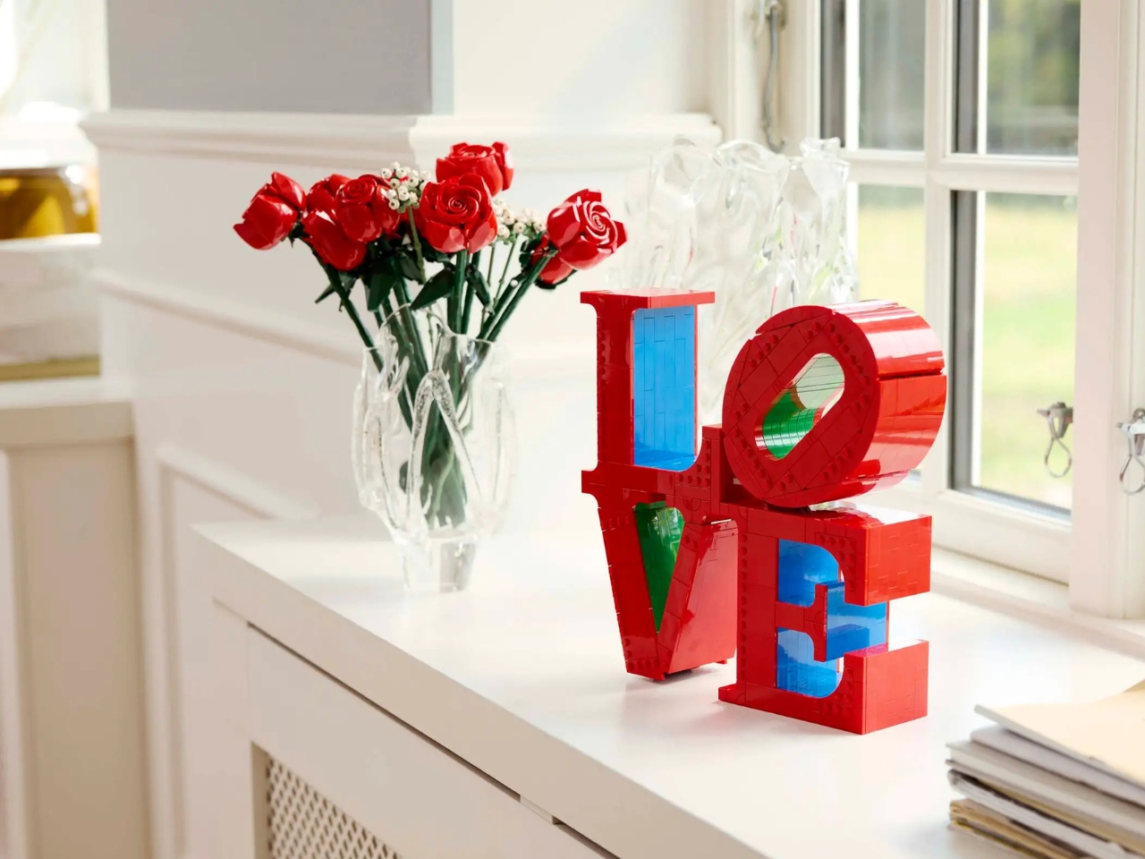 lego，Valentine's Day，Assembled suit，Home Furnishing decoration，Toys，