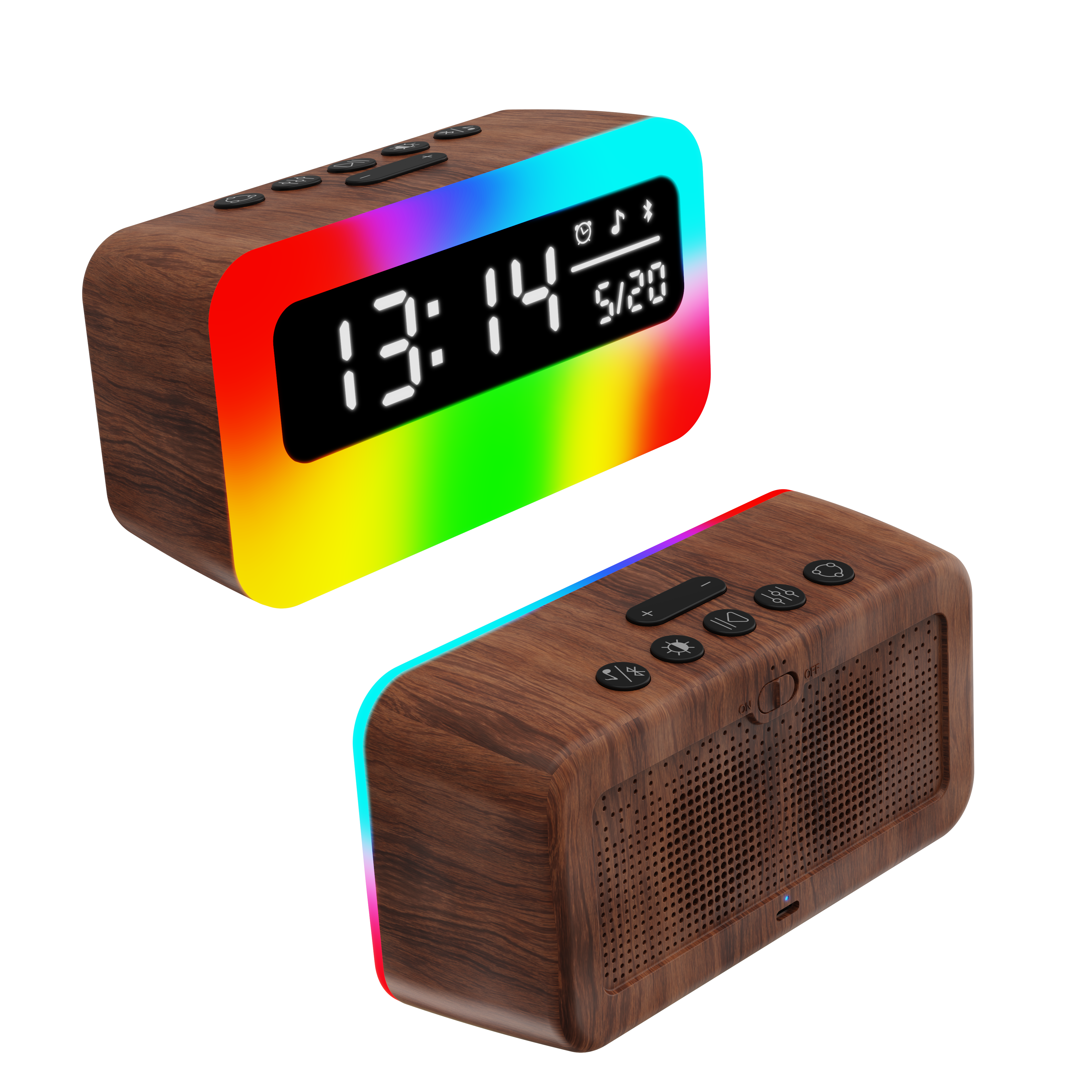 Ambience, home, clock sounding machine.，