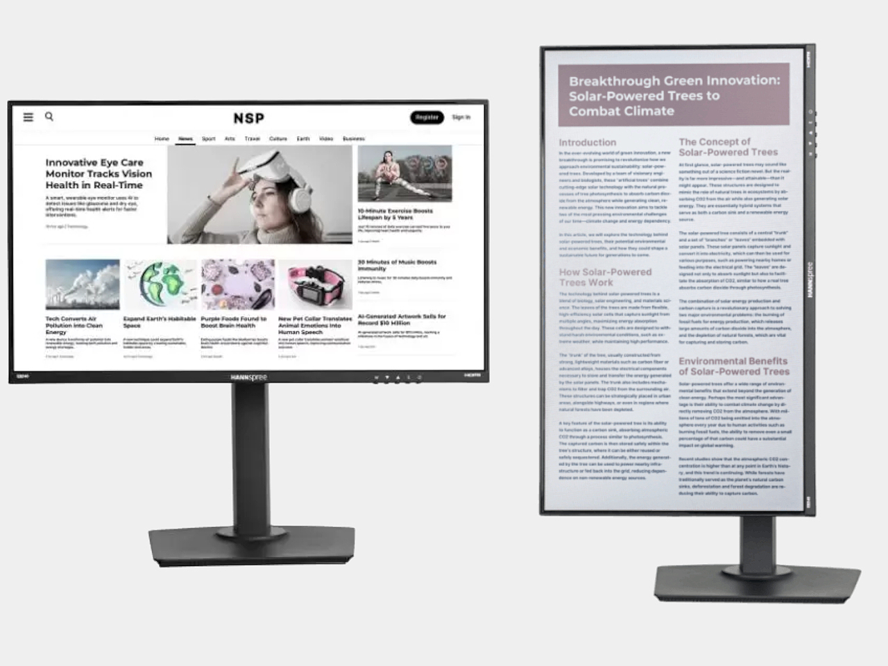 Hannspree Hybri，Eye Protection Display，LCD，reflective screen，