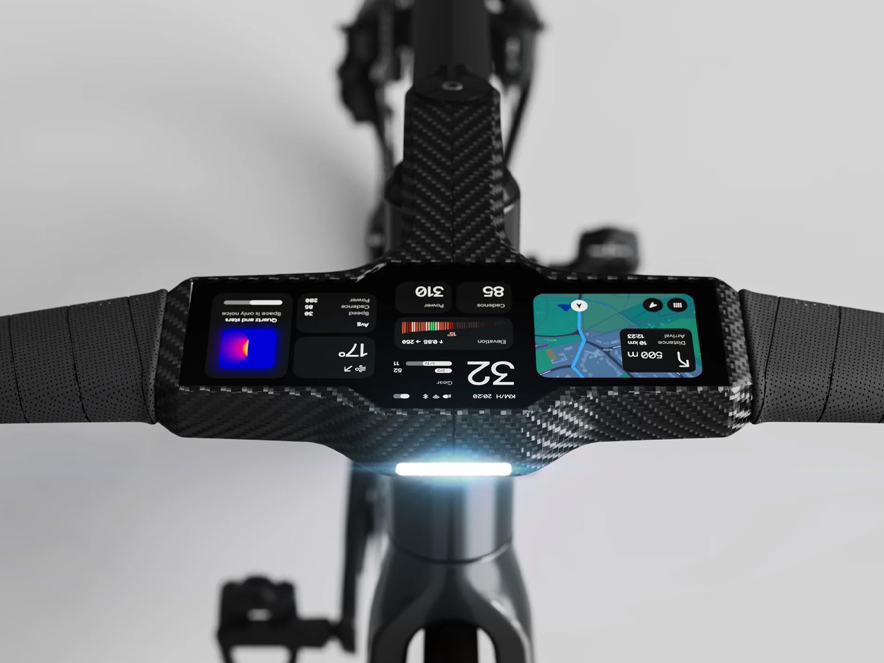 Flitedeck，Intelligent handlebar，streamline，Integrated design，Lightweight，