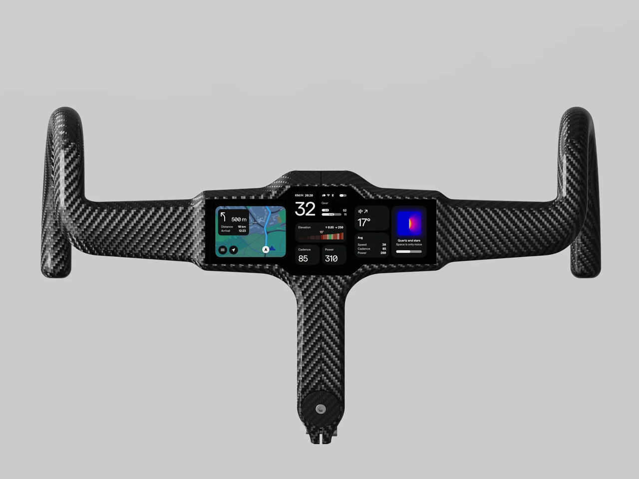 Flitedeck，Intelligent handlebar，streamline，Integrated design，Lightweight，