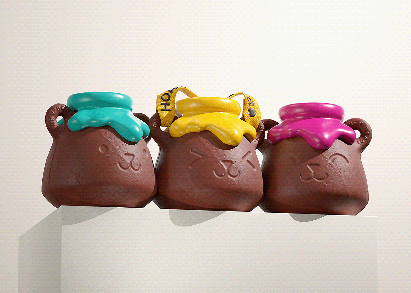 HONEY BEAR，packing design，originality，product design，